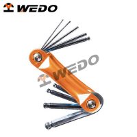 9pc Folding Hex Key Set SAE