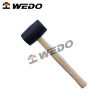 Rubber Hammer With Wooden Handle